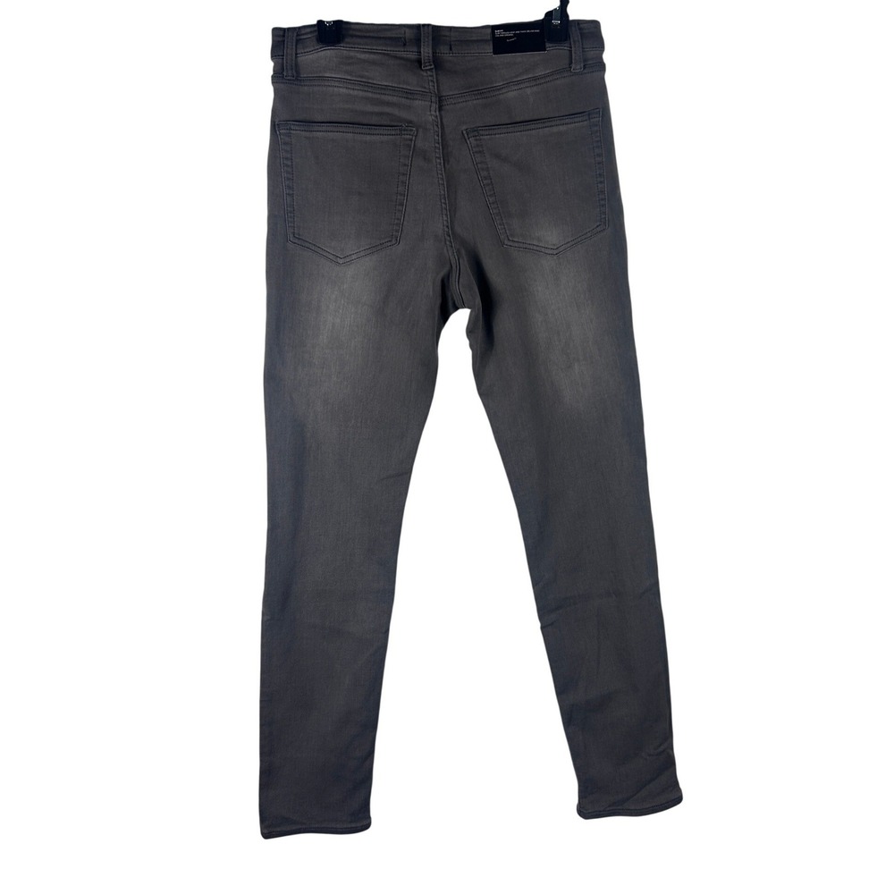 Caliville Mens Slim Fit Jeans Denim Dark Grey TC6059ST Size Small NWT - Picture 2 of 10